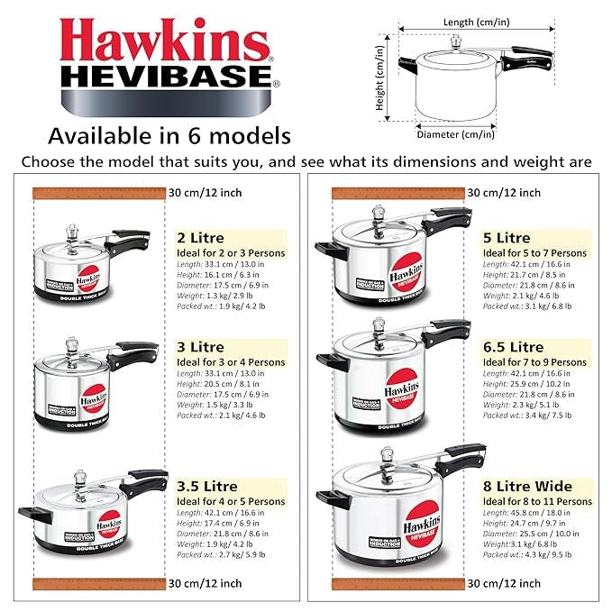 Hawkins Pressure Cooker Hevibase