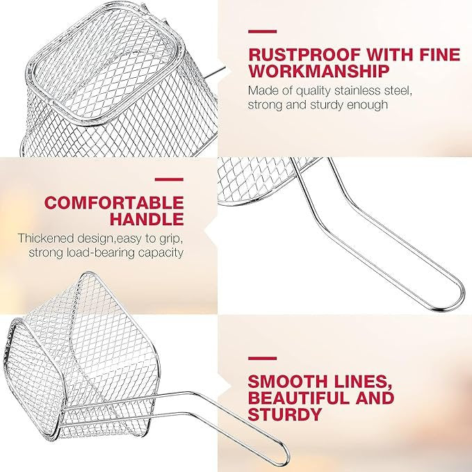 Mini Stainless Steel Fry Basket