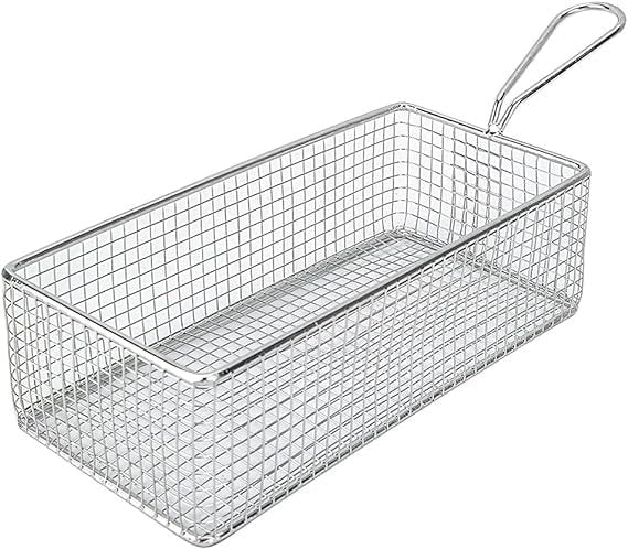 Tomotato Chip Basket, Stainless Steel Chip Basket, Fried Food Basket for Family Restaurant