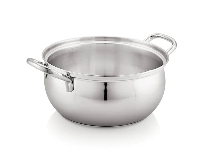 Sonu Crysta Pot With Glass Lid