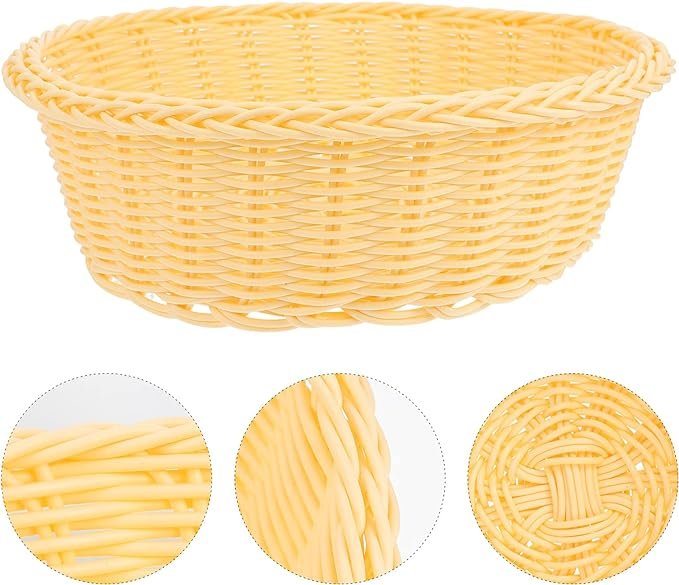 Handmade Wicker Round Basket