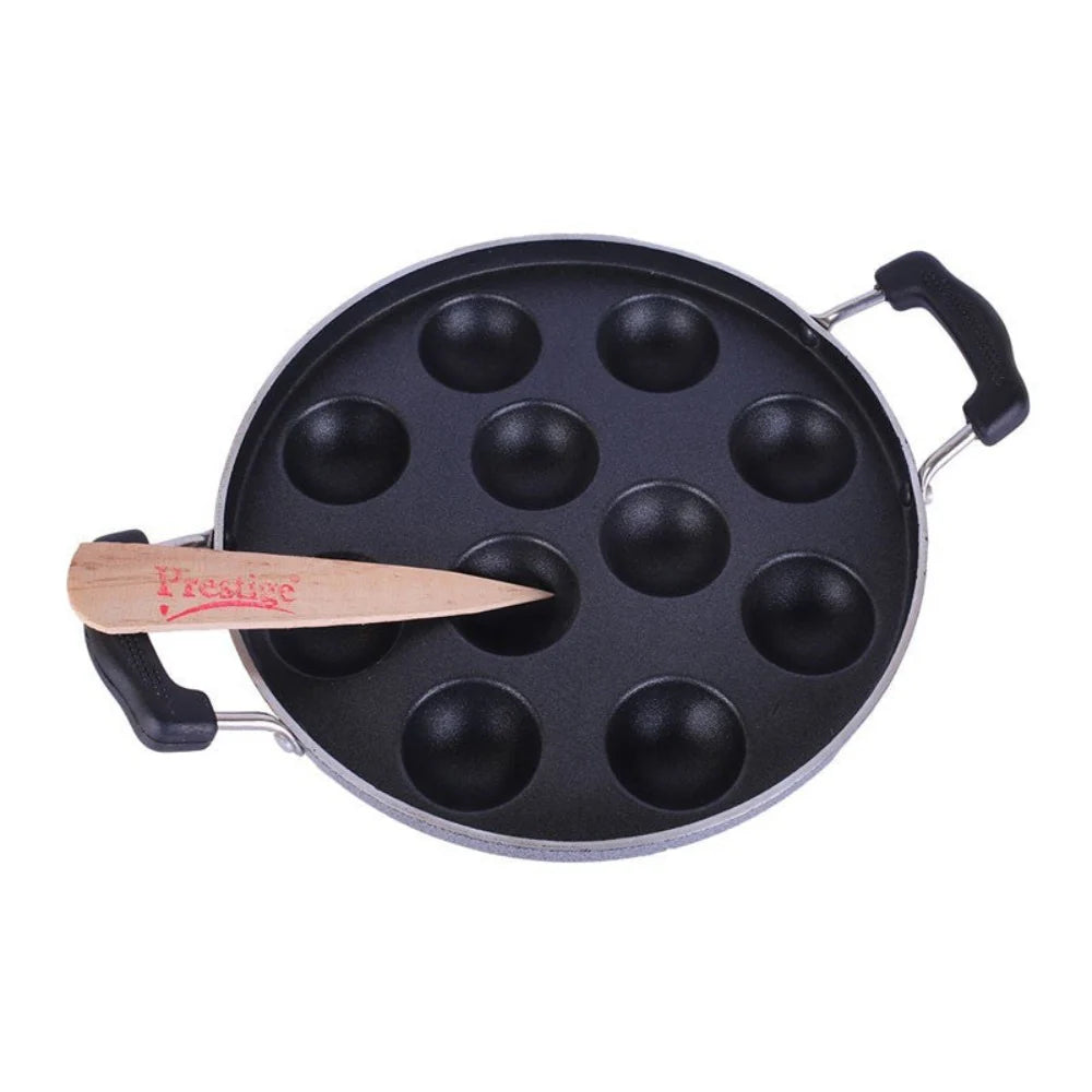 Prestige Omega Select Plus Aluminium Non-Stick Paniyarakkal with Lid
