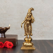 Brass Andal Statue
