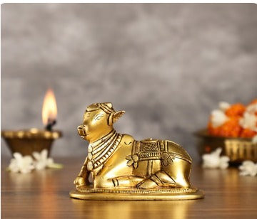 Brass Vastu Nandi Statue