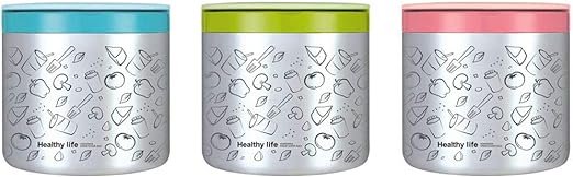 Insulated Food Jar 650ml Lunch Thermos with Handles, Portable Stainless Steel Lunch Containers