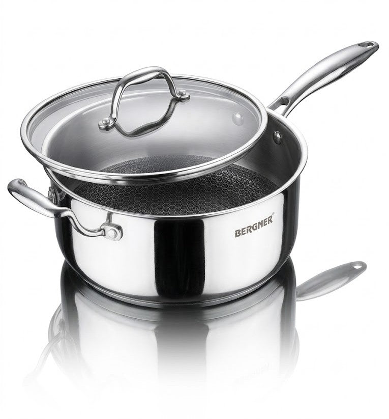 BERGNER ARGENT WOK W/L 22CM 2.2LTR