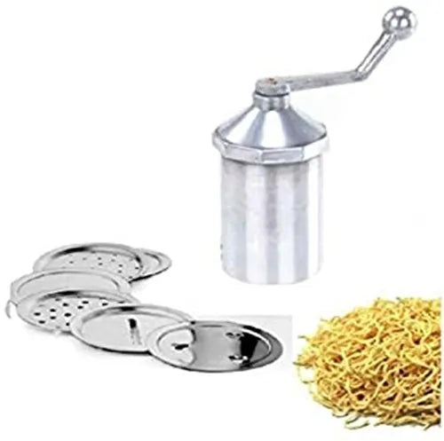 Murukku Maker With 5 Different Jalis Aluminium Anodized