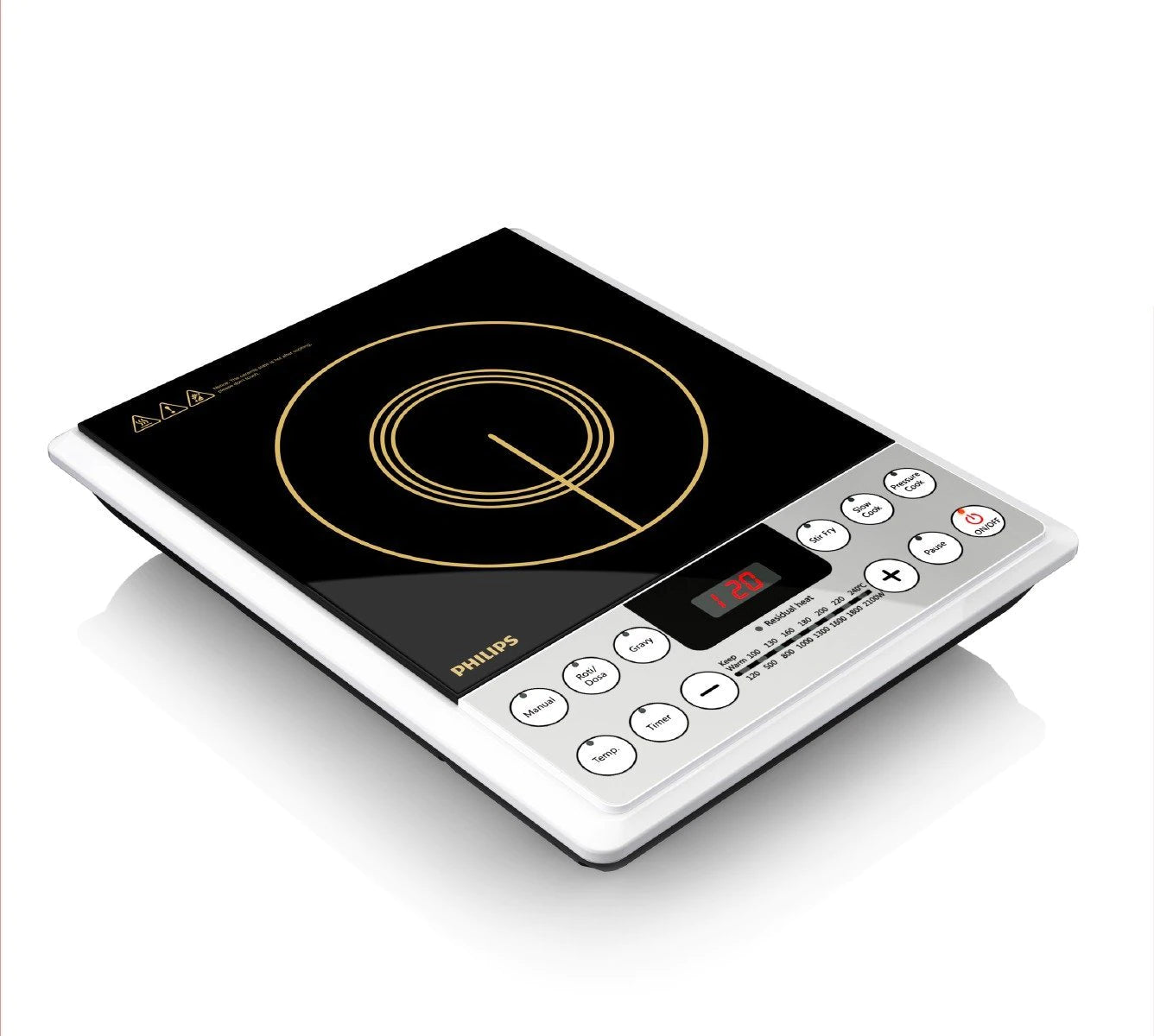 Philips induction cook top HD4929/01 ( Black , 2100watts )