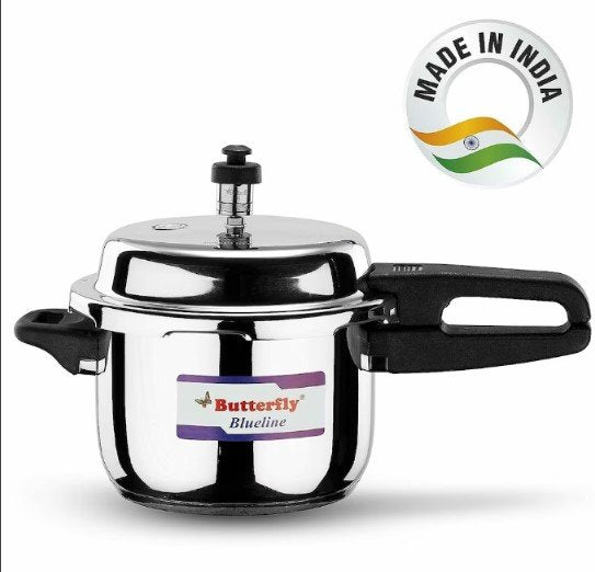 Butterfly Blue Line Stainless Steel Outer Lid Pressure Cooker