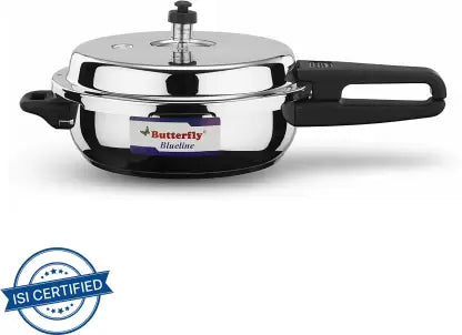 Butterfly Blue Line Stainless Steel Outer Lid Pressure Cooker