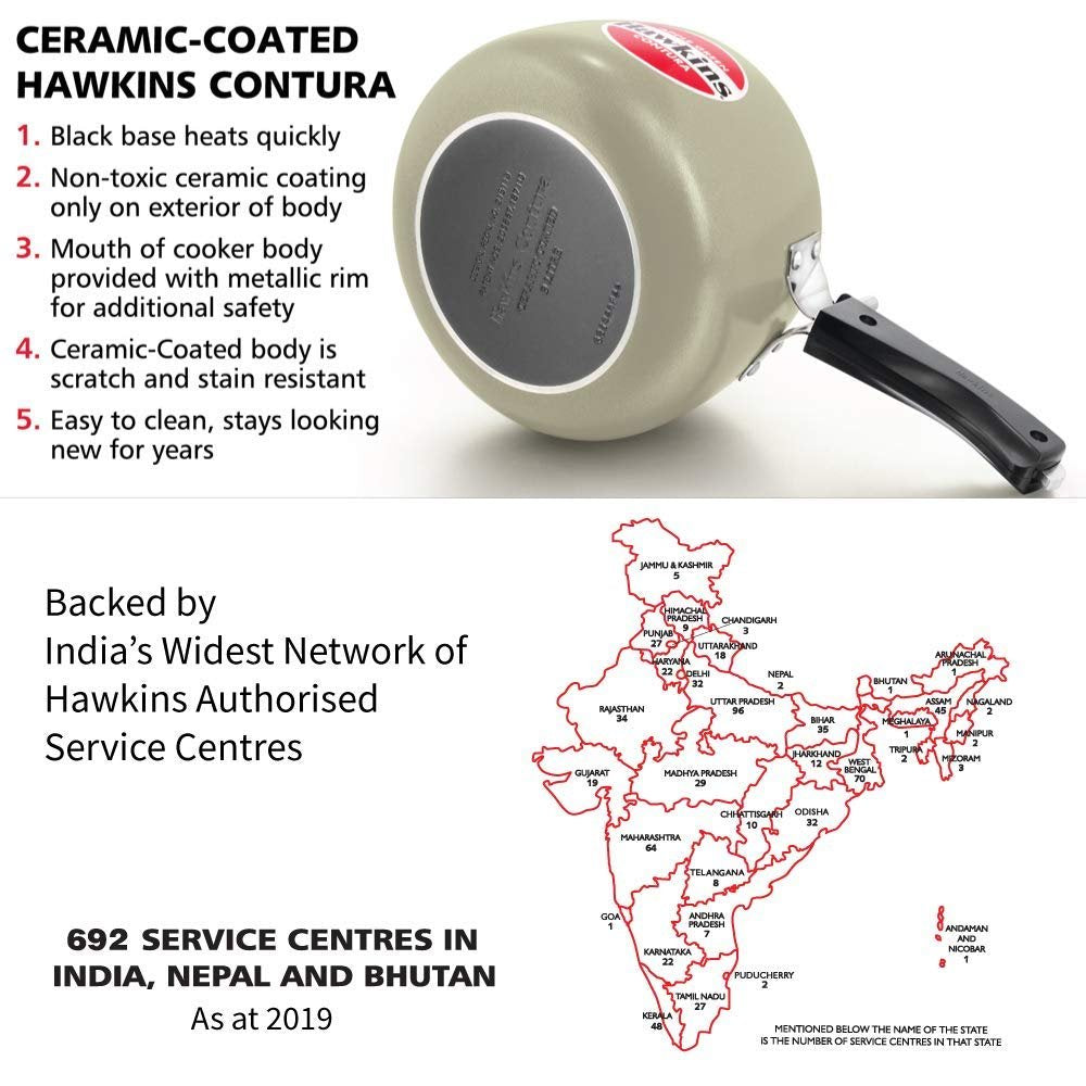 Hawkins Ceramic- Coated Contura Green Apple 3Ltr