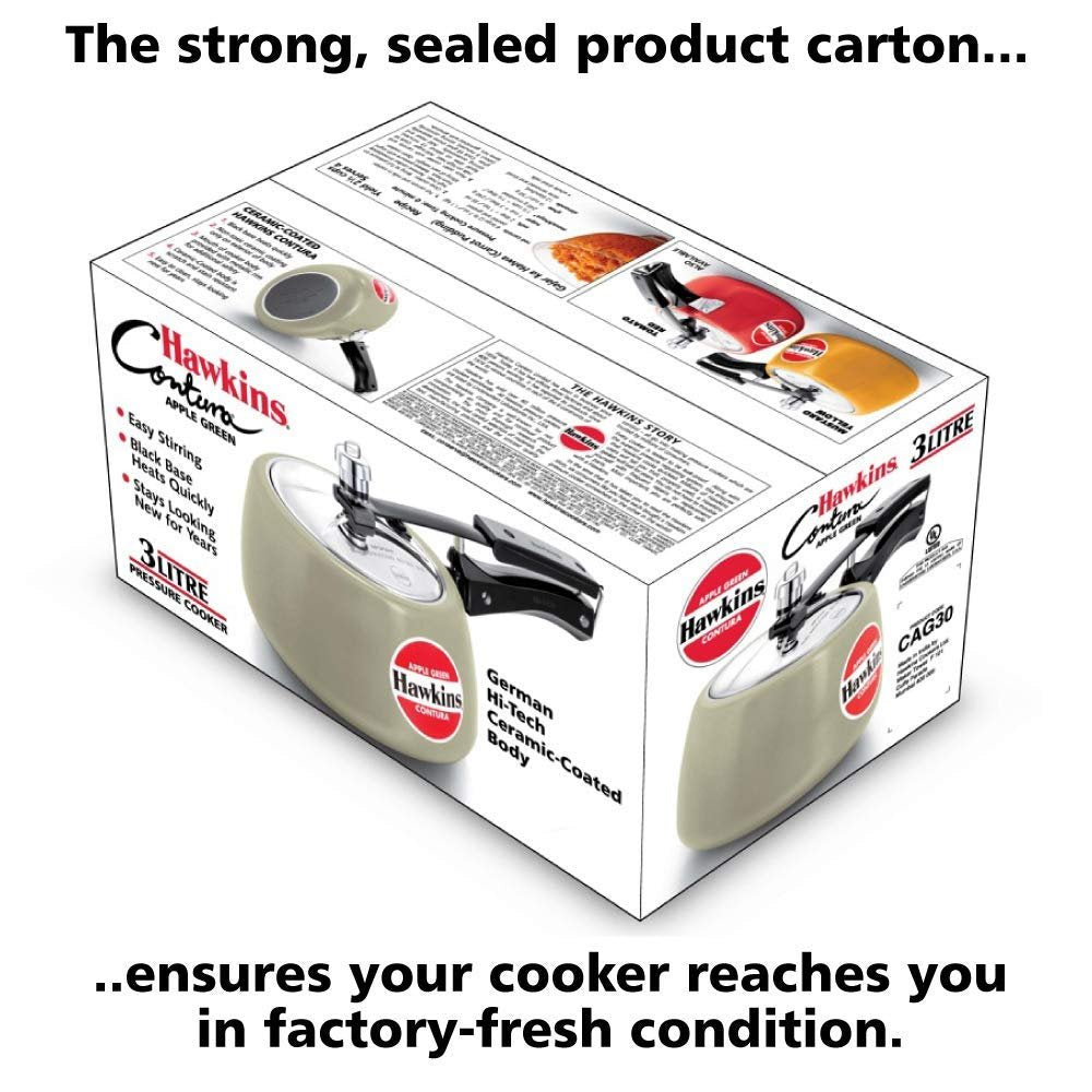 Hawkins Ceramic- Coated Contura Green Apple 3Ltr