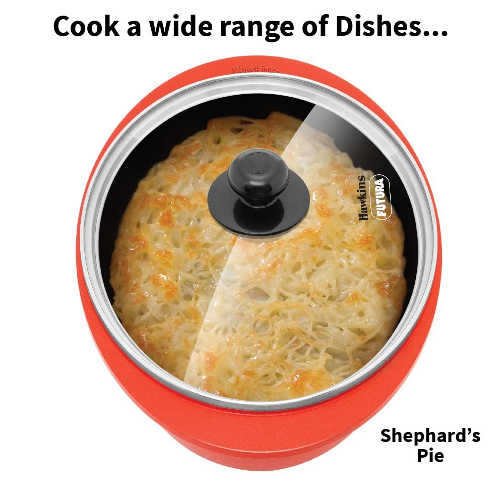 Hawkins Die Cast Dutch Oven Red Ceramic Coated Casserole