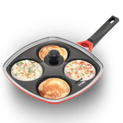 Hawkins Die Cast Multi Snack Pan with Glass Lid