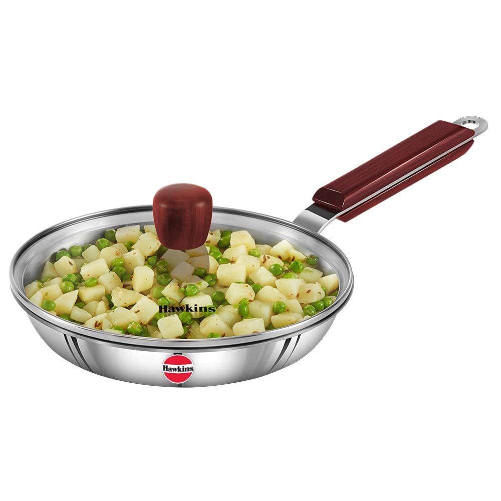 Hawkins Tri-Ply Stainless Steel Frying Pan