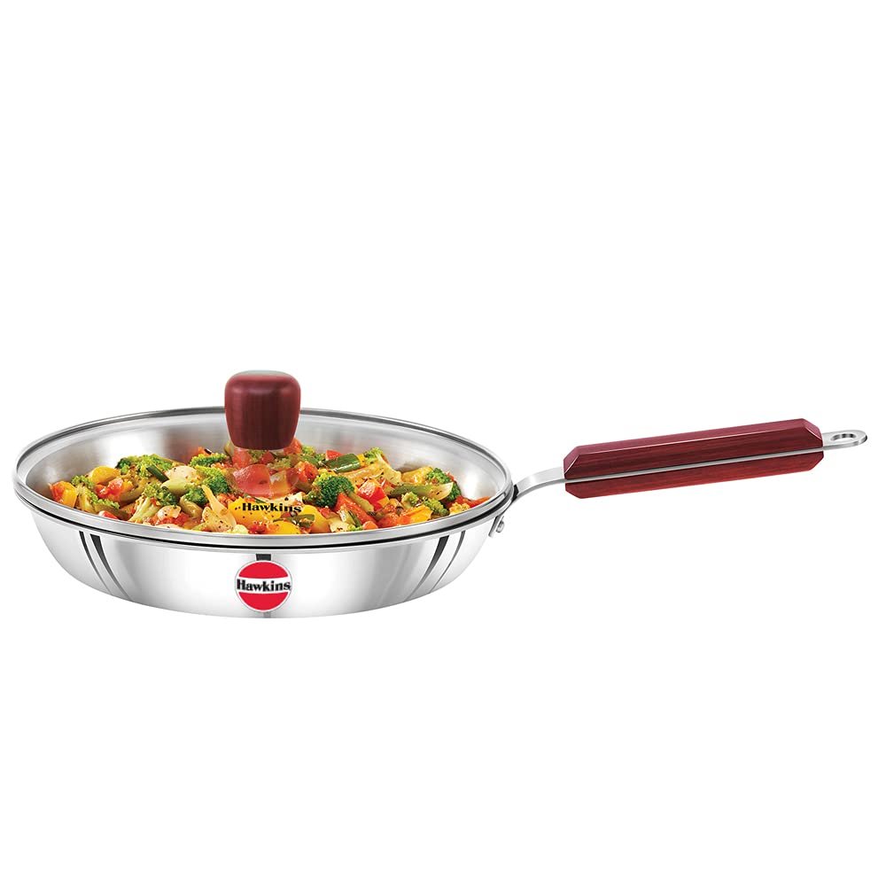 Hawkins Tri-Ply Stainless Steel Frying Pan
