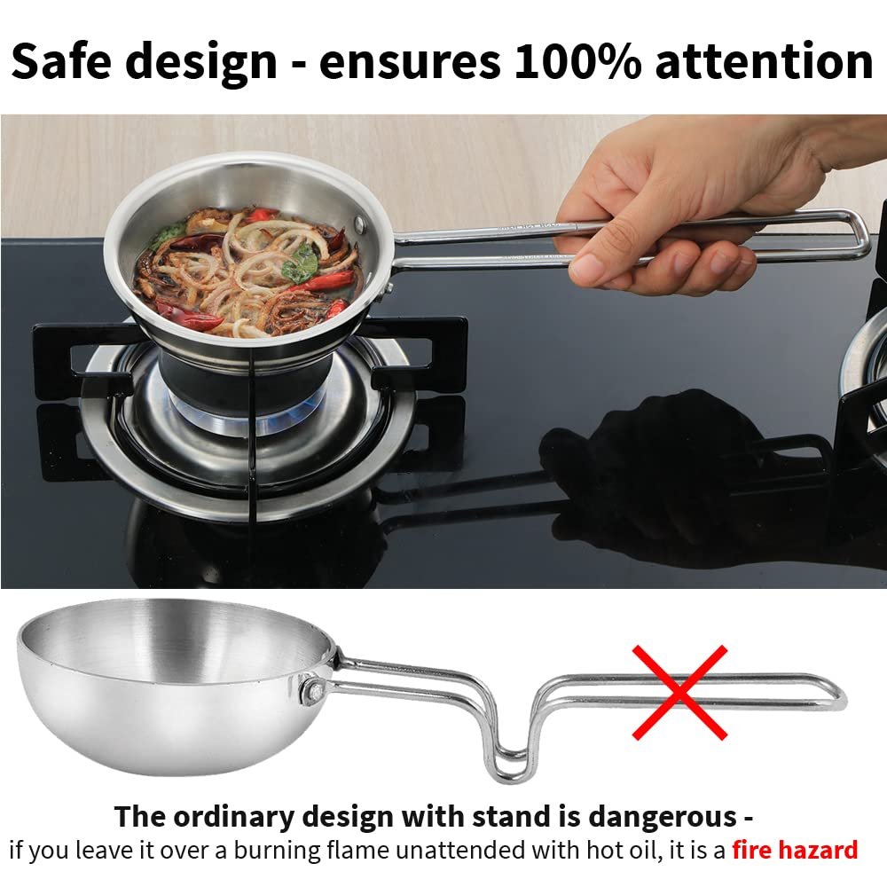 Hawkins Triply Stainless Steel Tadka Pan