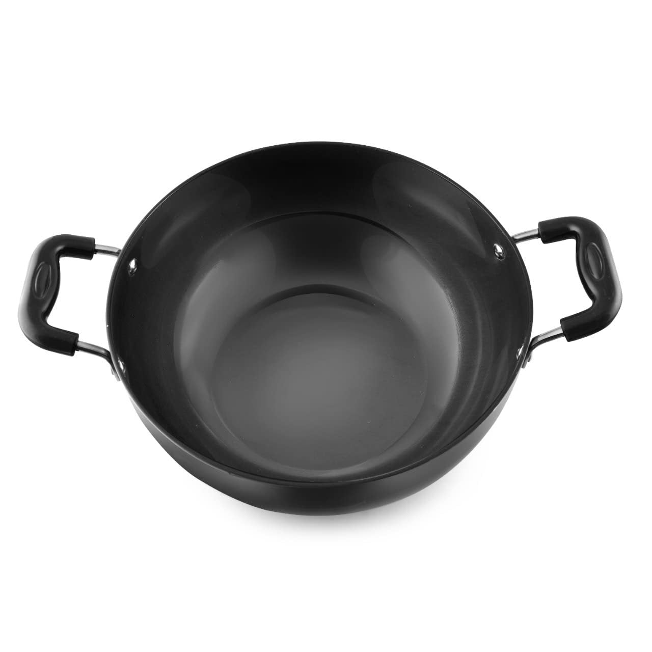 India Gold IB Black Kadai With Handle