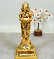 Brass Deeplakshmi Sculpture Diya
