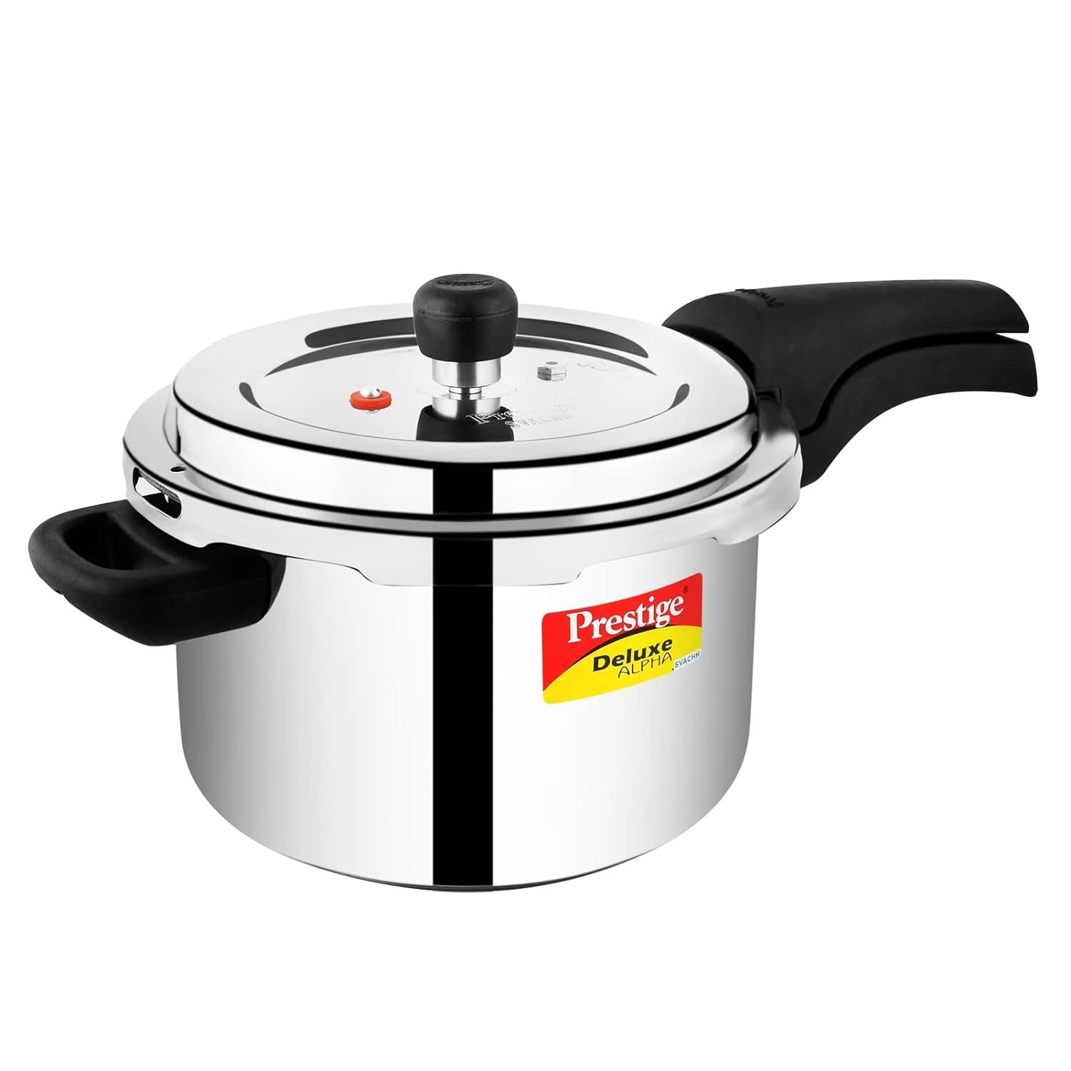 Prestige Svachh Deluxe Alpha Stainless Steel Outer Lid Pressure Cooker