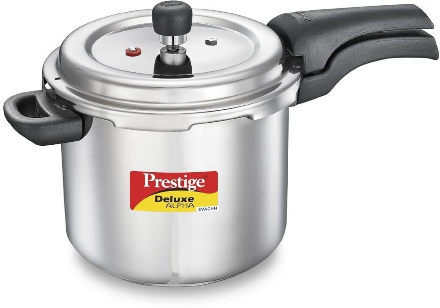 Prestige Svachh Deluxe Alpha Stainless Steel Outer Lid Pressure Cooker