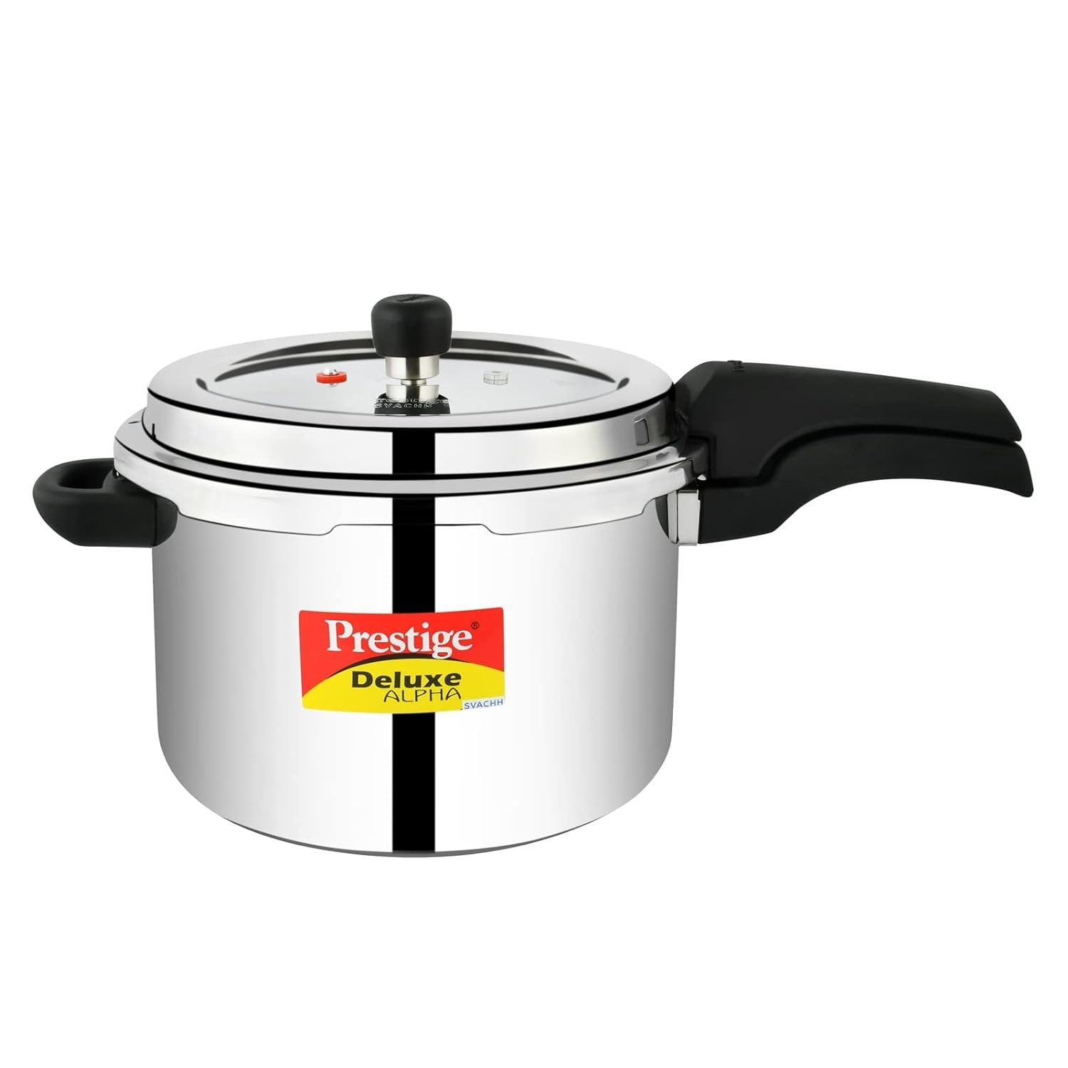 Prestige Svachh Deluxe Alpha Stainless Steel Outer Lid Pressure Cooker