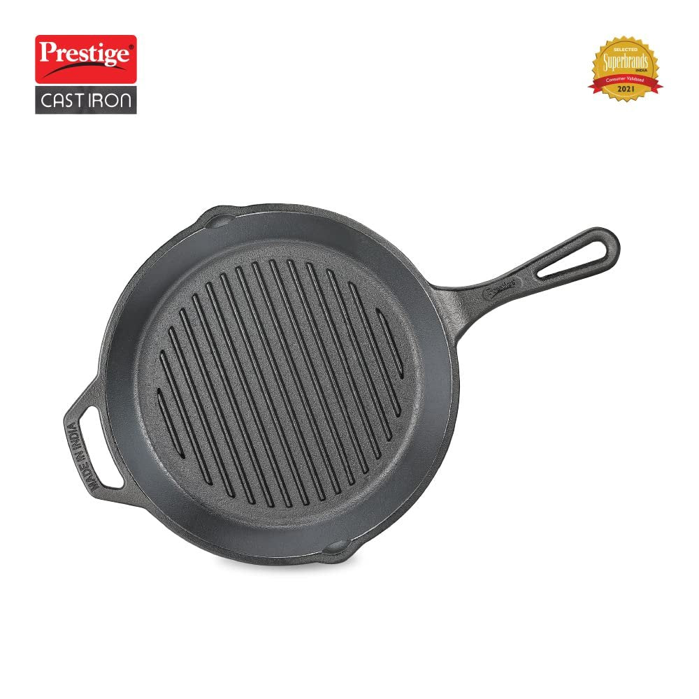 Prestige Cast Iron Grill Pan 25cm