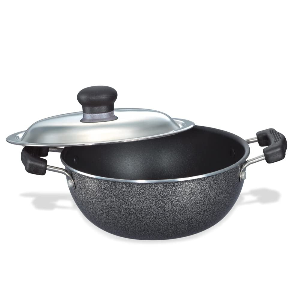 Prestige Omega Select Plus Round Base Kadai With Lid