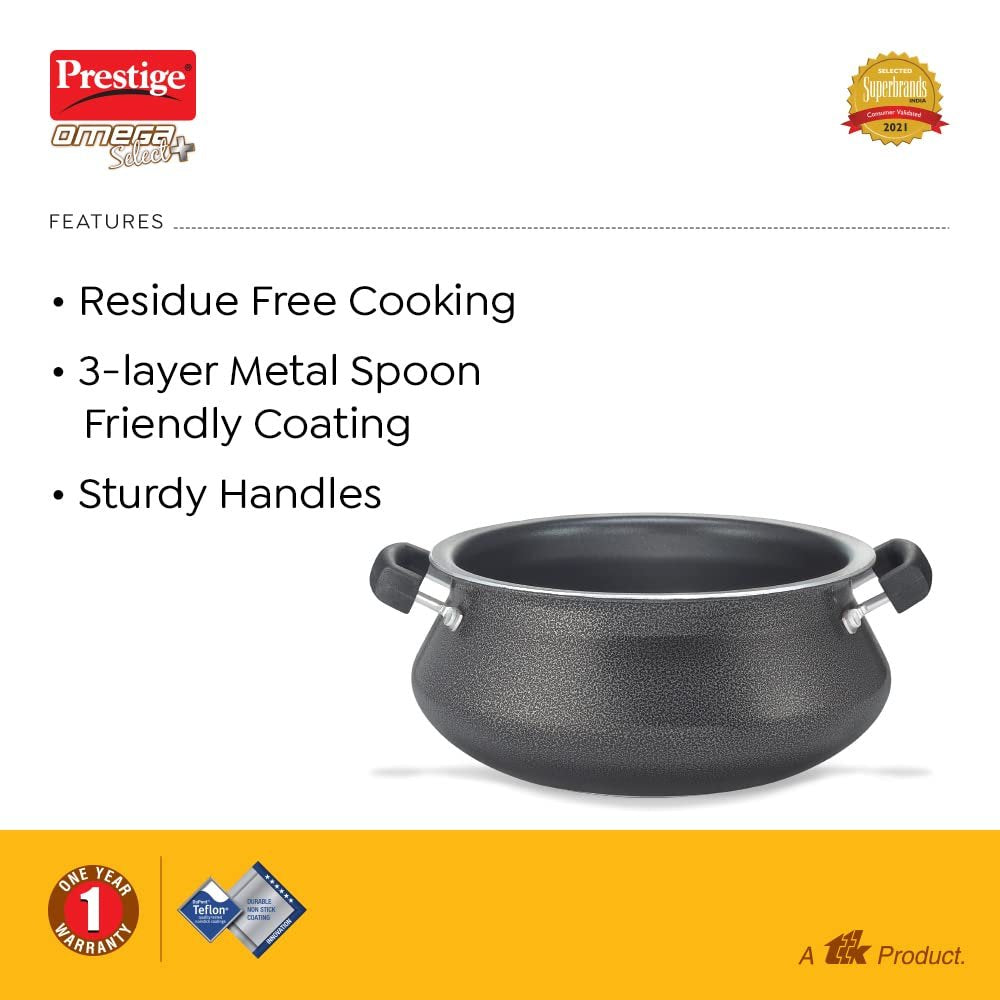 Prestige Omega Select Plus Handi with Stainless Steel Lid 