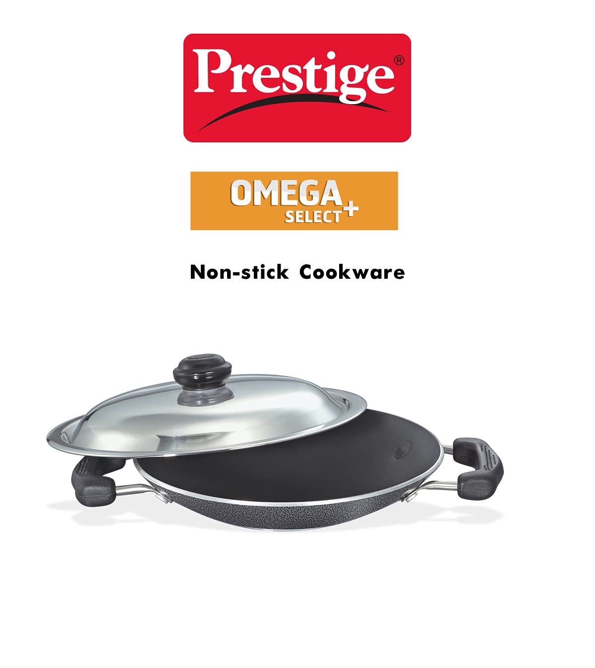 Prestige Omega Select Plus Non-Stick Deep Appachetty with Lid 20 cm