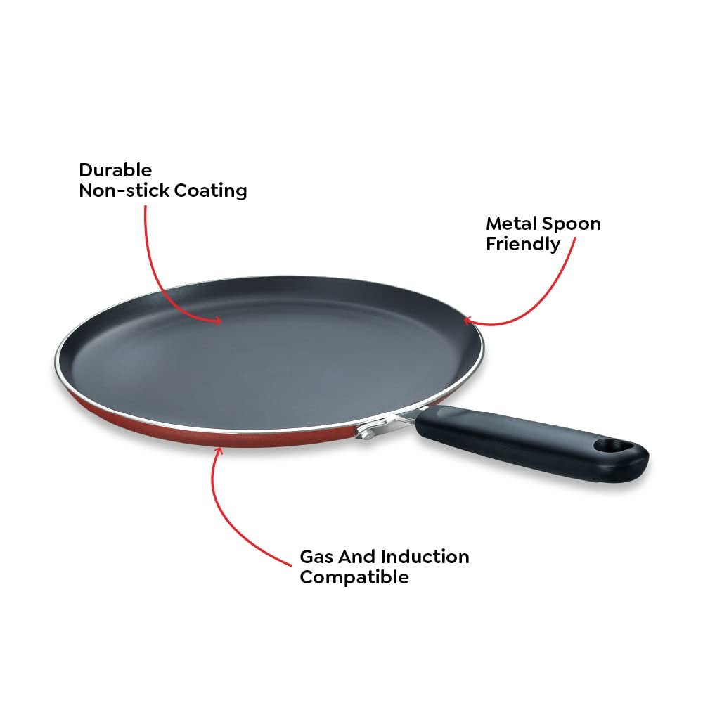 Prestige Omega Deluxe Aluminium Hard Anodised Non-Stick Omni Tawa