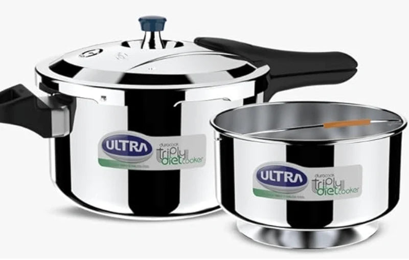 ULTRA TRIPLY 5.5L DIET SS Pressure Cooker
