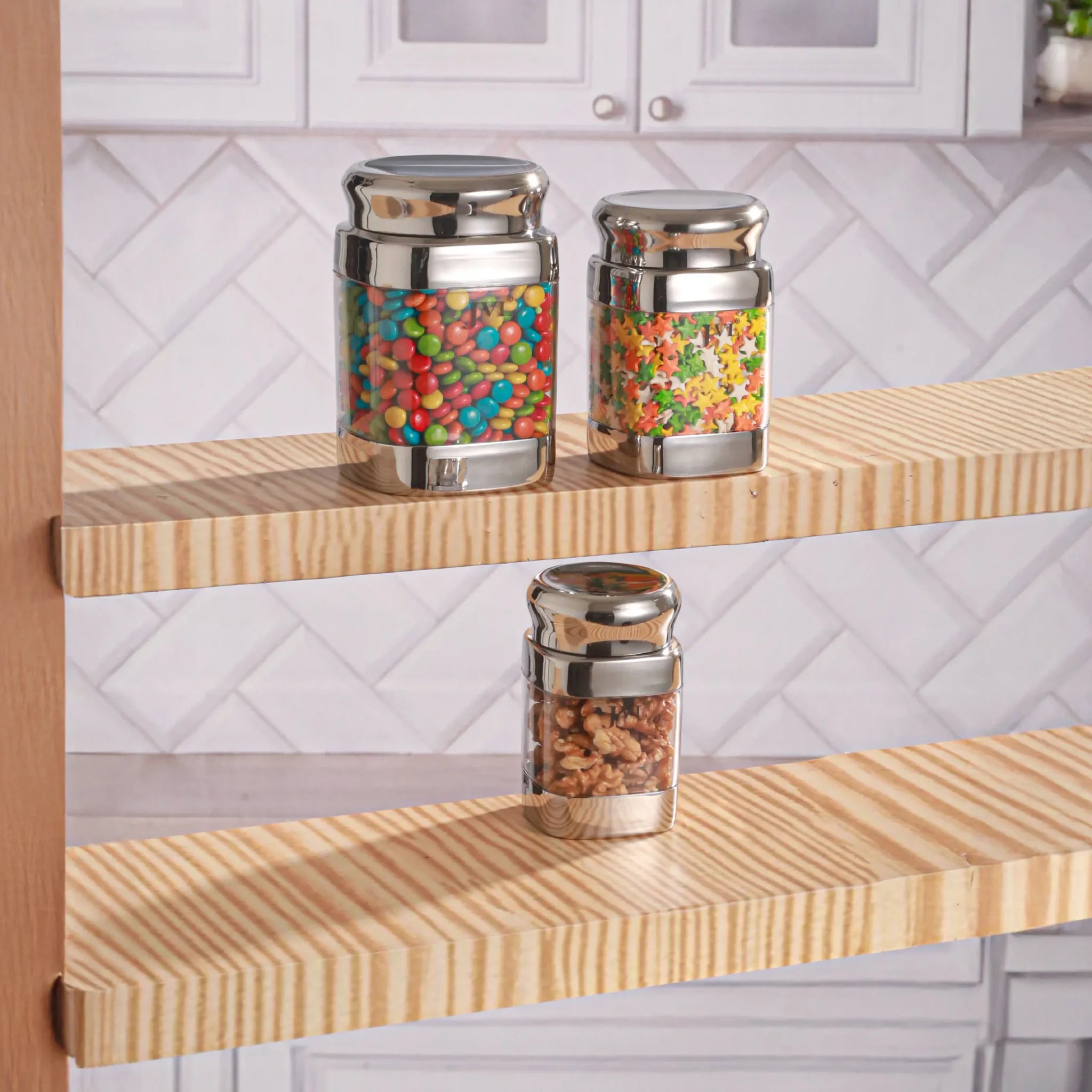 JVL Square Canister Storage Container