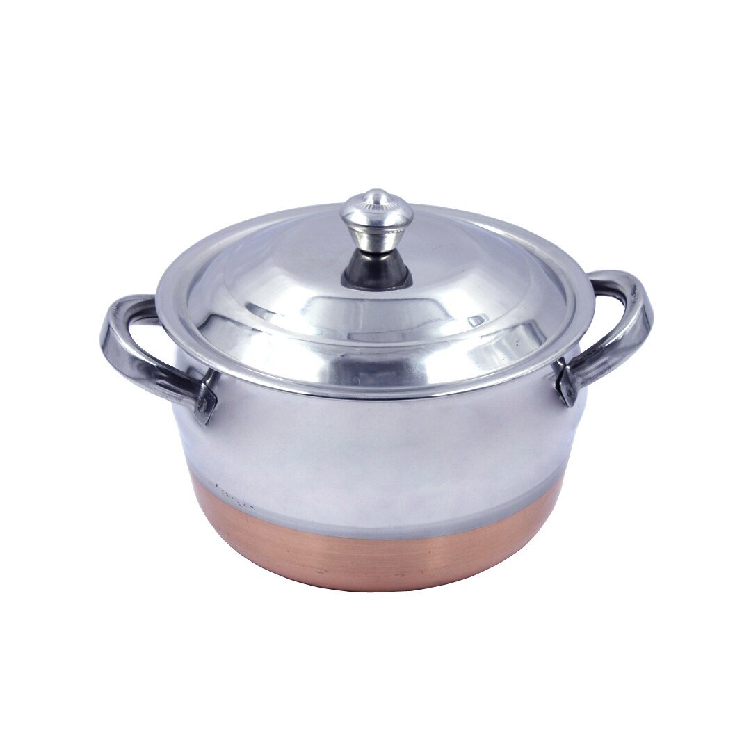 Stainless Steel Copper Bottom Kadhai Bowl
