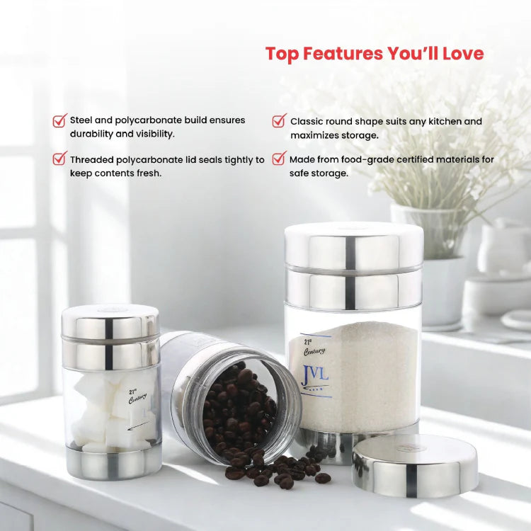 JVL Twister Clear Storage Container