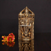 Brass Lord Balaji Flat Wall Hanging Statue
