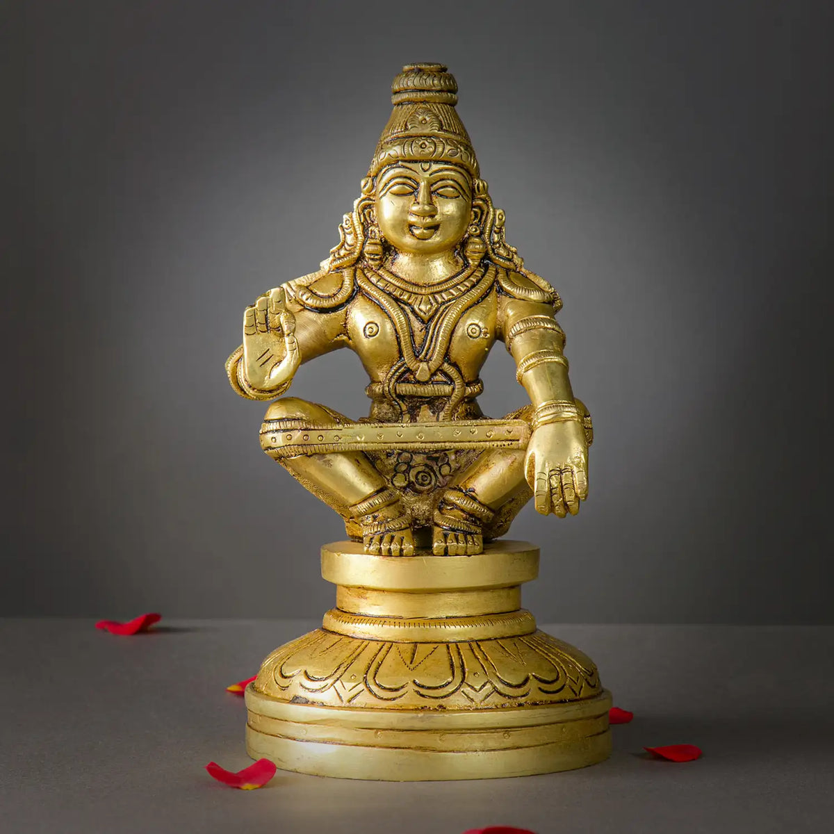 Brass Superfine Lord Ayyappan Idol