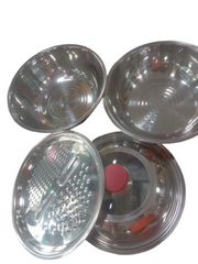 SS BOWL SET 4PCS