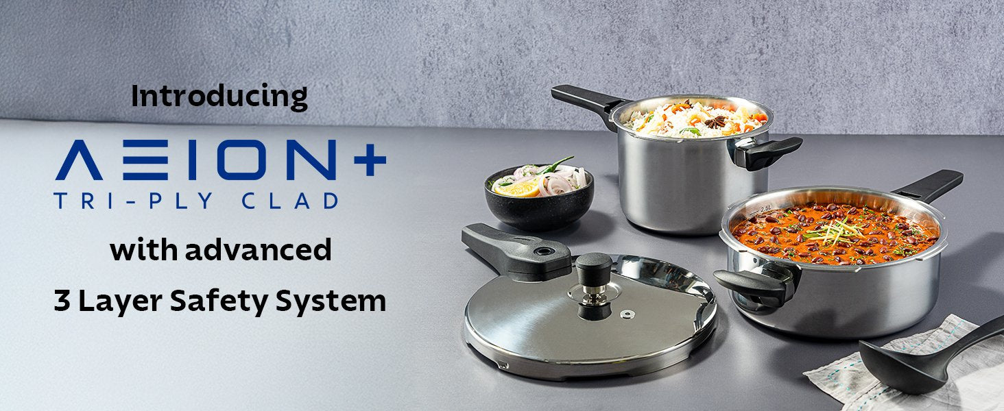 Tramontina Aeion+ 3.5L Triply Pressure Pan