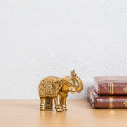 Brass Royal Elephant Statue Home Decor