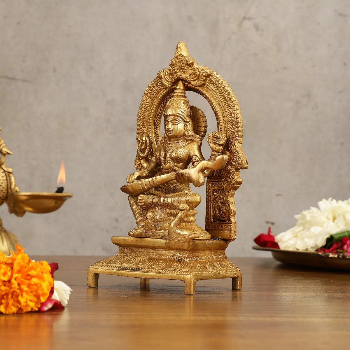 Brass Goddess Annapoorna Statue