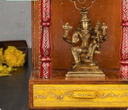 Brass Sitting Lakshmi Varagar  Statue