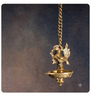 Brass Hanging Annam Lamp