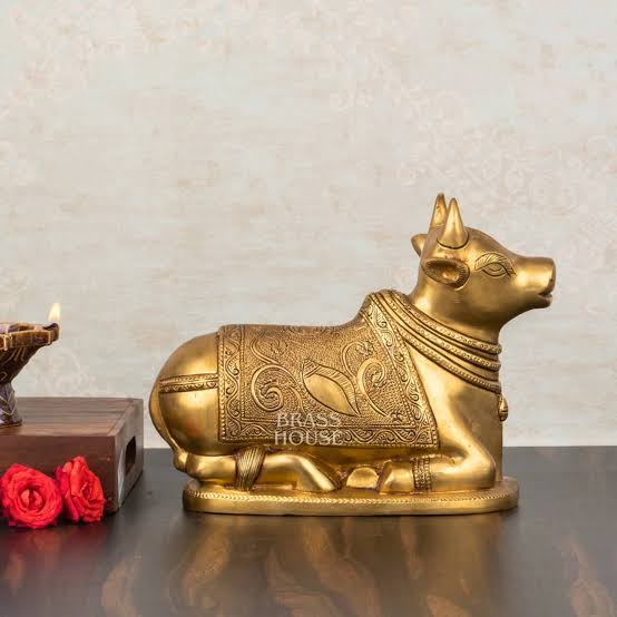 Brass Nandhi Idol