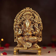 Brass Lord Ganesha Staute