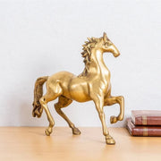 Brass Running Horse Decorative Figurine Home Decor