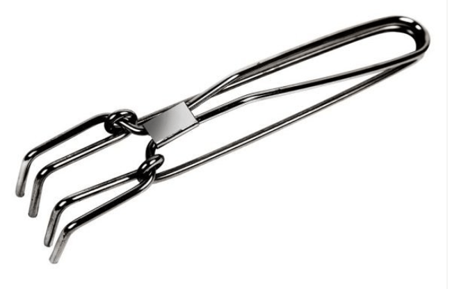 Stainless Steel Pakkad Rubber Grip Hot Utensils Holder