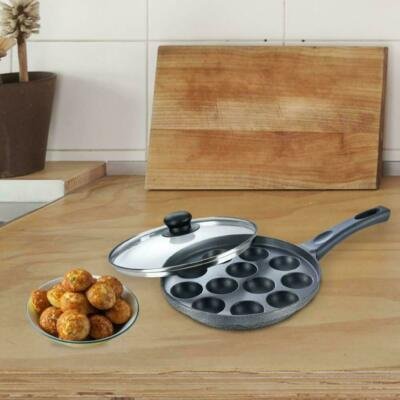 Prestige Omega Select Plus Aluminium Non-Stick Paniyarakkal with Lid