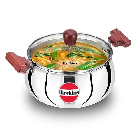 Hawkins Handi Cook n Serve Triply Stainless Steel