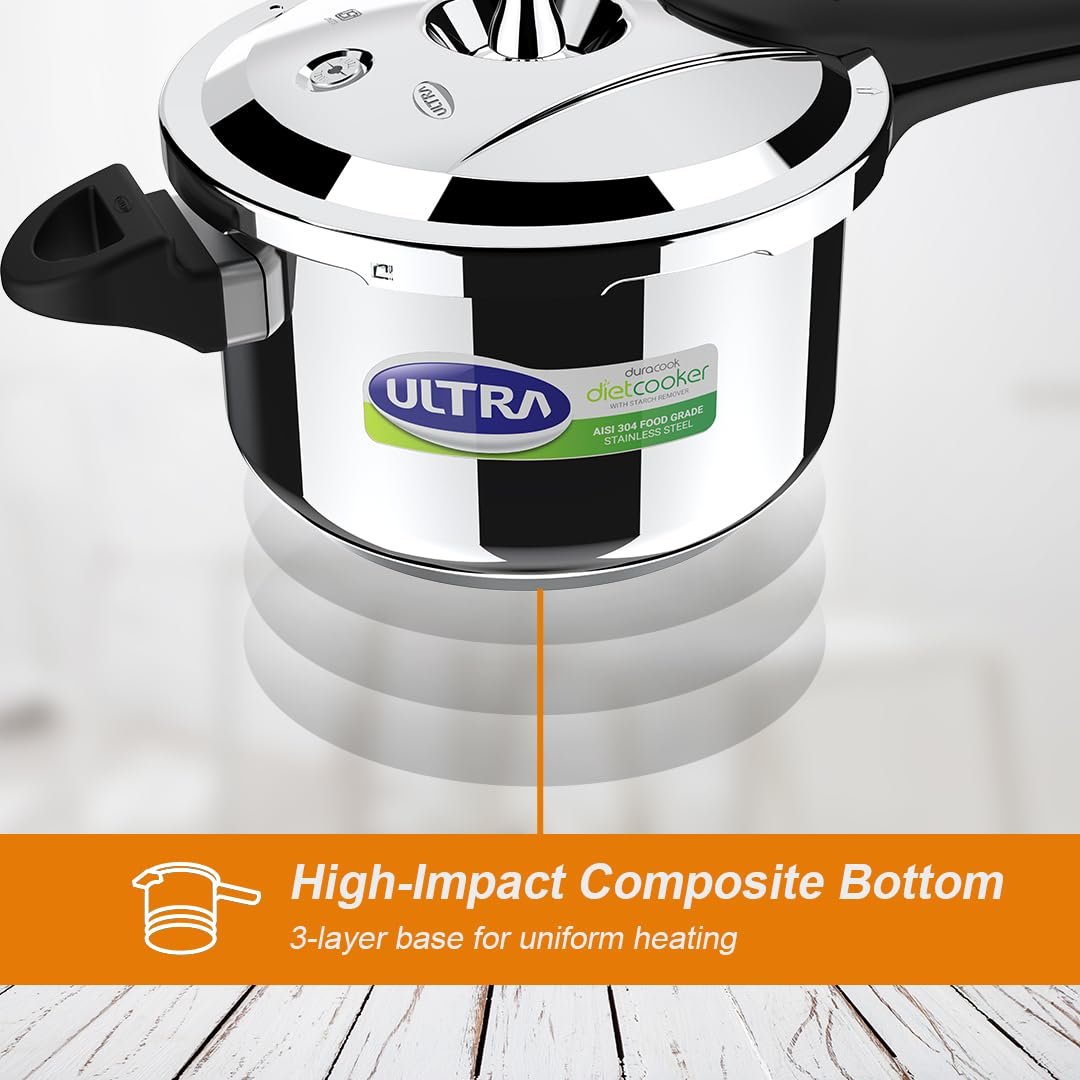 Ultra Diet Stainless Steel Pressure Cooker